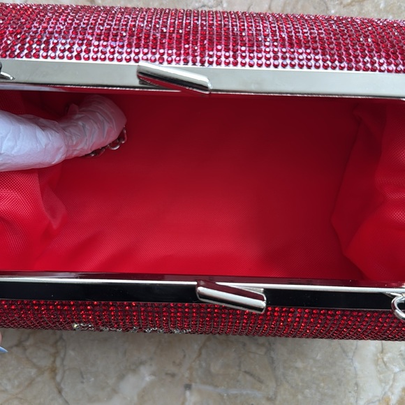 Coca Cola Red Crystal Clutch Bag